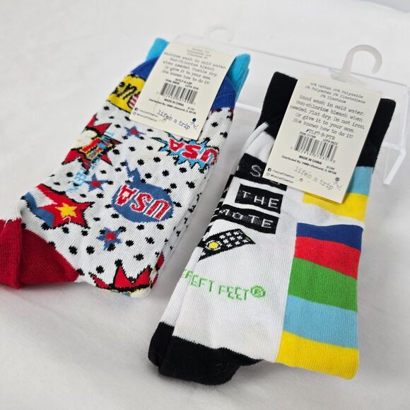 Two Left Feet Sock Co Unisex Adult Small & Large/XL 1 Pair or Each Size - Picture 8 of 10